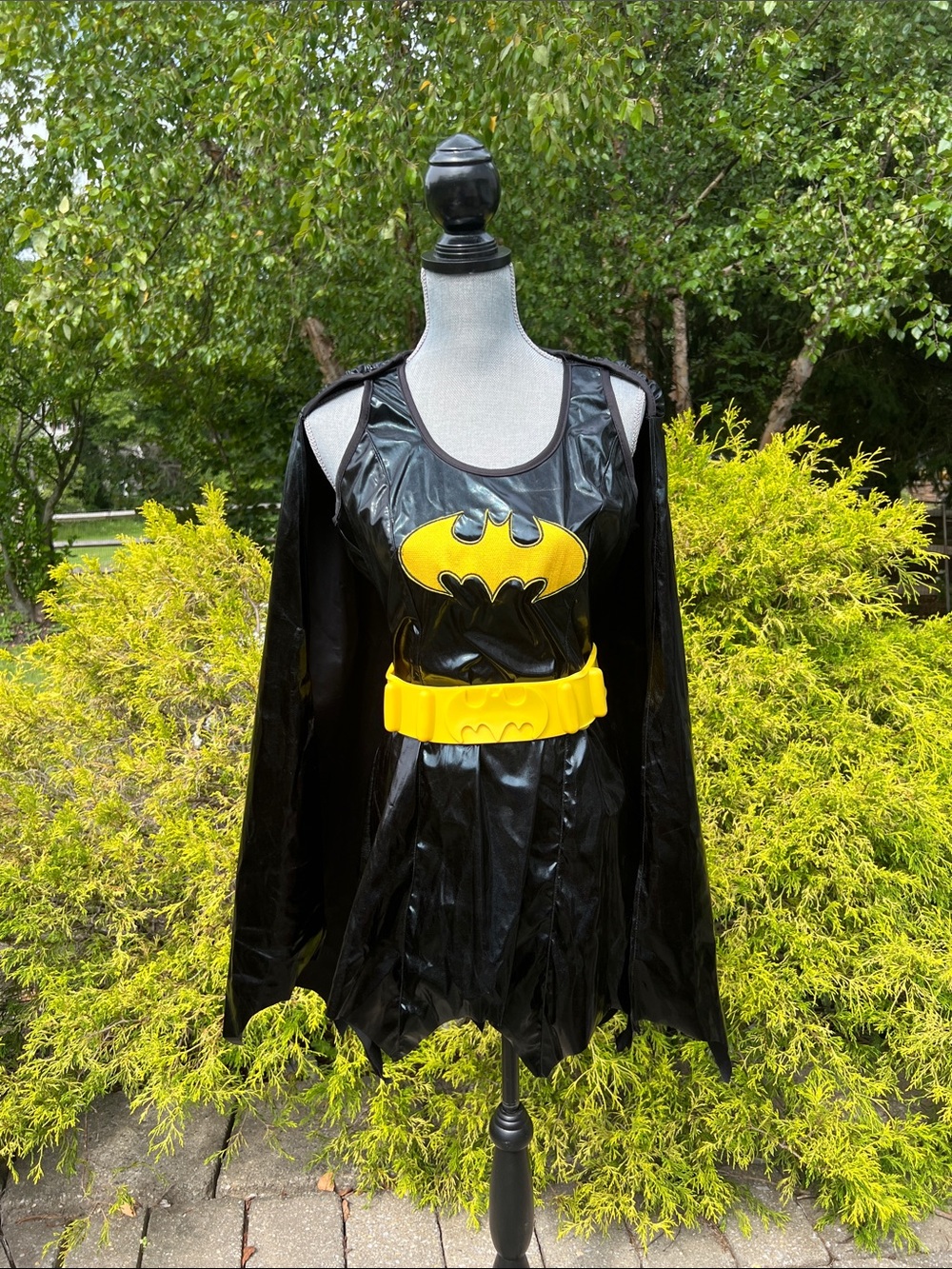Official DELUXE BATGIRL DC Comic Superhero Fancy Dress Costume Halloween Size 8-